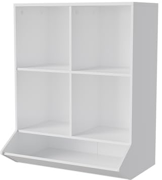 Vicco Kinderregal Conny, Weiß, 65.5 x 82.5 cm | zur Aufbewahrung von Spielzeug und Büchern im Kinderzimmer