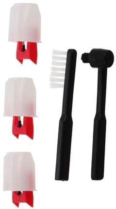 Baluue Vinyl Record Player Cleaning Brush Pin Stylus Turntable Stylus Replacement Needle for Home and Cafe Use