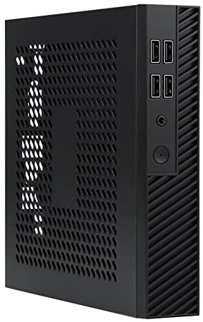 Agmoctz DX01 Thin Mini ITX Desktop Computer Chassis Spare Parts Thin Half Height Computer Chassis Portable Desktop Computer Case