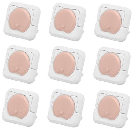 Kindersichere Steckdosenabdeckung Braun, Abs, 24 Stück | Difficult To Be Grasped By Kindern, Schutz vor Zufälligem Shock, Robuste Ausführung, Kompakte Abdeckung