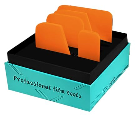 Espátula para Película de Ventana,Rascador para Tintado de Cristales - Juego de 5 Rascadores para Detallado de Película, para Uso en Ducha, Camión, Exhibición Comercial, Vitrina, Espejo,