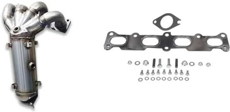 Catalizadores para tubos escape Convertidor catalítico múltiple compatible con Dodge Dart, Jeep Cherokee y Renegade (2015-2018) 12H641513 Catalizador