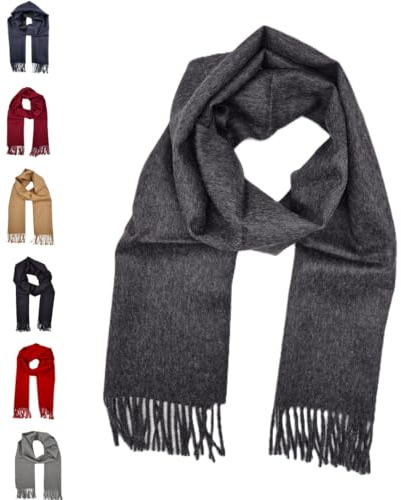 Kremstal Alpakahof Baby Alpaka Schal – 100% Alpakawolle – 180 x 30cm – weich, warm & sanft zur Haut – eleganter Wollschal für Damen & Herren – temperaturregulierend, atmungsaktiv & unisex