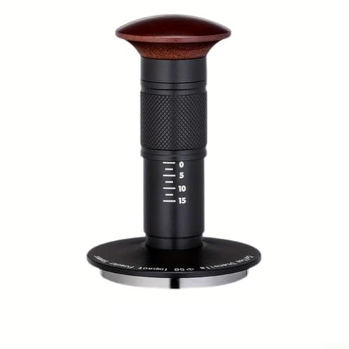 babominimer Pressino per caffè a molla con magnete, 51 mm, 53 mm, 58 mm, per una pressione costante, base in acciaio inossidabile SUS304 per uso alimentare, design ondulato, (58 mm)