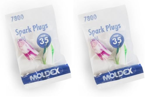 Moldex 7800-50 Spark Weicher Ohrstöpsel, 50 Stück (Packung mit 2)