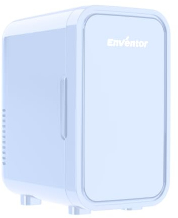 Enventor Mini Fridge 6 Litre/ 8 Can, Portable Cooler & Warmer, Small Fridge