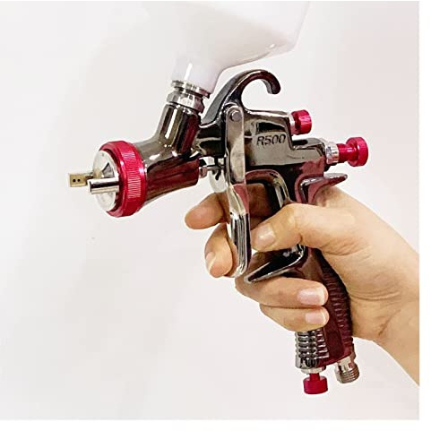 Spray Paint Machine, R500 Car Painting Gun 1.3mm Nozzle LVLP Air Spray Gun