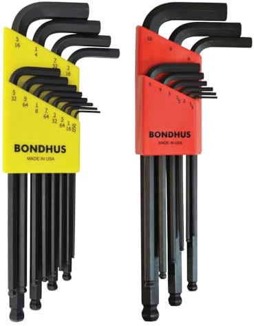 Bondhus Paquete doble BLX9mm y BLX12 Juego de llaves en L - 20196