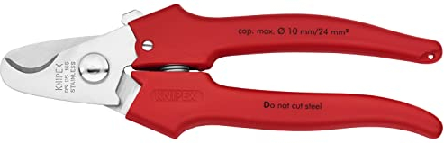 KNIPEX Kabelschere Griffe mit Kunststoff umspritzt mit Kunststoff umspritzt 165 mm, 95 05 165