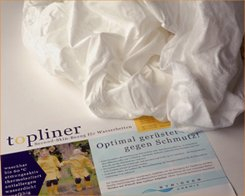 SCHUTZBEZUG FÜR WASSERBETTEN 100 X 220 CM TOPLINER FÜR WASSERKERNE AUFLAGE FÜR MATRATZEN