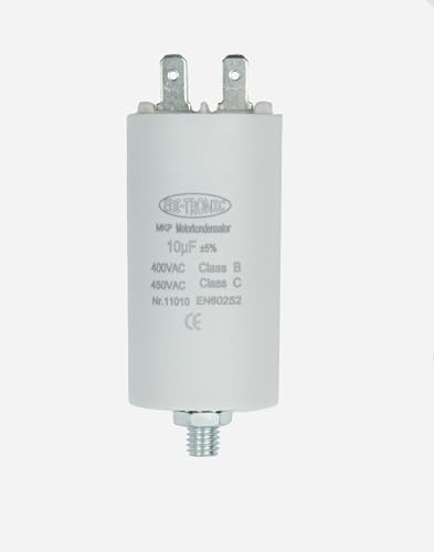 Kondensator, startkondensator, motorkondensator, arbetskondensator, MKP 10 µF 450 V