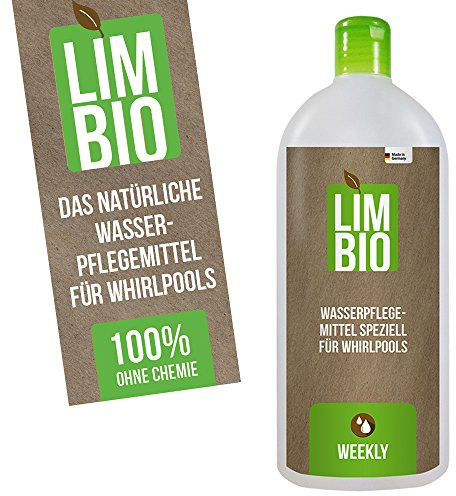 LIMBIO Cuidado del agua sin cloro especialmente para jacuzzi, 100% orgánico sin productos químicos, 500 ml