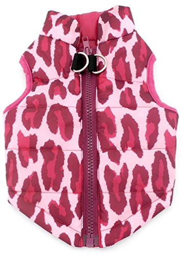 smalllee_Lucky_Store Hundejacke wasserdicht, Hundemantel, GeschirrWeste für kleine Hunde Katzen Haustiere hundebekleidung Chihuahua wintermantel Shih tzu