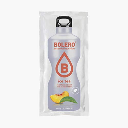 BOLERO Drinks 72 bustine da 9 grammi gusto ICE TEA PEACH - Preparato istantaneo per Bevande con Stevia e Vitamina C e Senza Zucchero