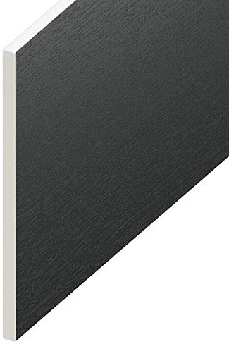 Upvc Flat Plastic Board Anthracite Grey - 200mm Wide x 2 Metres Long