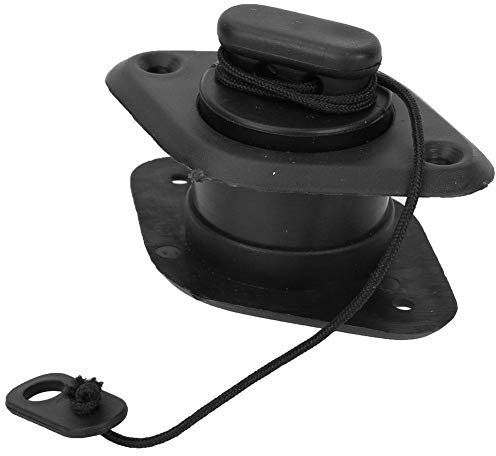Alomejor Drain Valve, Easy Drainage Inflatable Boat Valve Lightweight PVC with Pull Cord for Anglers Kayakers Water Sports Enthusiasts