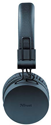 Trust Mobile Tones Cuffie Bluetooth senza Fili On-Ear Wireless (25 Ore di Tempo di Utilizzo, Microfono Integrato, Driver da 40 mm, Design Ripiegabile) Blu