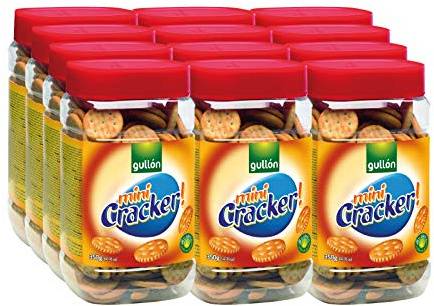 Gullón Galletas Saladas Mini 350G - [PACK de 12] Total: 4,2 kg