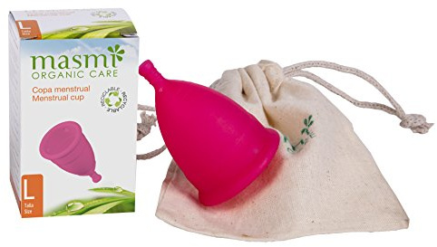 Masmi Menstruationstasse, groß, medizinisches TPE, hypoallergen, frei von Silikon, Latex, BPA und Phthalaten Eine neue ökologische und wirtschaftliche Wahl