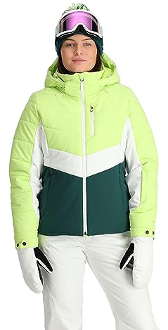 Spyder Damen Haven Insulated Ski Jacket Skijacke, Lime Ice, 30