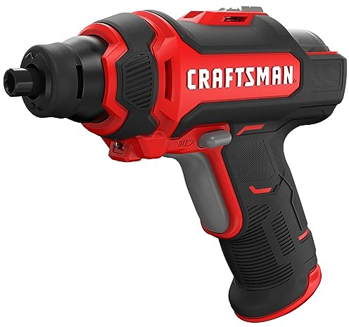 CRAFTSMAN 4V Cordless Screwdriver with Charger and Screwdriving Bits Included (CMHT6650C)