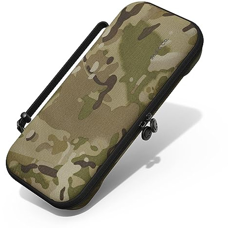 Skull & Co. Every Day Slim Carrying Case for Steam Deck: Protective Travel Case Portable Hard Shell Case for GripCase SD - Multi-Camo