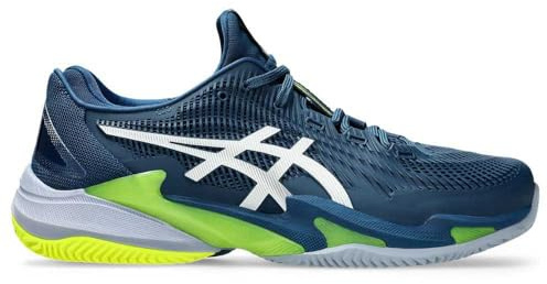 Asics Herren Court Ff 3 Clay Sneaker, White Gris Blue, 45 EU