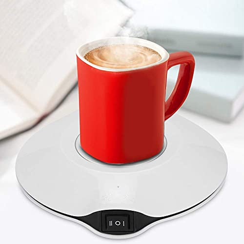 LUNWJJIP Chauffe-Tasse USB Refroidisseur Plaque Chauffe-Tasse et Boisson Plus Froide Tasse Tapis Bureau Thé Café Chauffe-Pad for Café Thé Cola Canettes Boissons