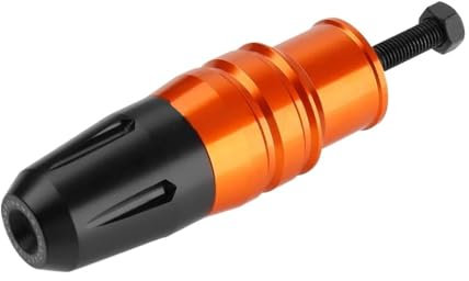 VAHAKKRMVM Motorrad-Sturzschutz Für Z900/RS Z800 Z750 Z1000/SX ZX10R Z250 2024 Motorrad-Sturzpads Auspuff-Schlittenschutz(Orange)