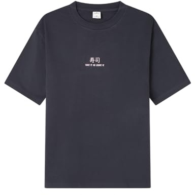 Springfield Nueva Camisa De Estructura con Bordado De Árboles, Azul, M