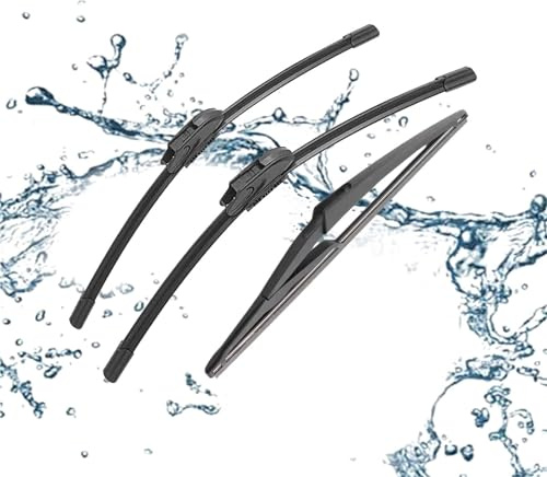 3PCS For Nissan For Juke F15 07.2010-2019 22 + 14+ 12 Front Rear Wiper Blades Windshield Windscreen Window Accessories