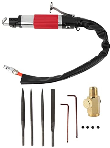 Sierra de aire neumático de Gearwell, juego de mangueras de archivos, herramienta de molienda silenciosa, corte de barra de metal, DR AF10, para moldes, taller, uso industrial