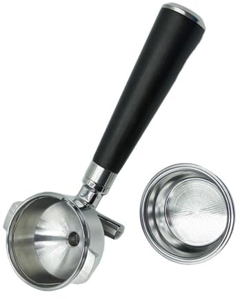 Porte-filtre à café en bois pour machines à expresso de 58 mm avec design ergonomique et poignée de machine à expresso vintage