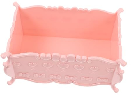 Veemoon Hamster Bath Tub Sand Container Pet Bathroom Bathing Box for Small Animals Pink Hamster Sand Bath House Household Pet Supply