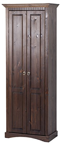 clever-moebel 2-TRG. Dielenschrank kolonial, Schrank Kleiderschrank, Flurschrank, Möbel im Landhausstil, Kiefernholz