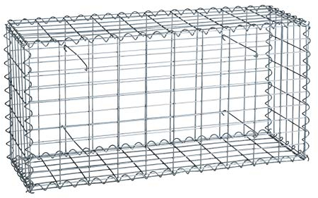 Gabione 100x50x30 cm Steingabione Steinkorb Gabionen Drahtkorb Staffelpreise (1 Stück)