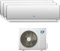 TRIO SPLIT KLIMAANLAGE KLIMAGERÄT WIFI 9+9+9 DILOC 25+25+25m SHARP KOMPRESSOR