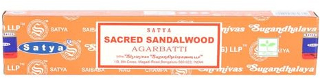 Satya Sandelholz Räucher 12 Packung