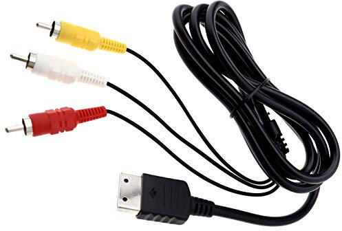 Create idea Câble composite RCA/TV/AV compatible avec Sega Dreamcast 1,8 m