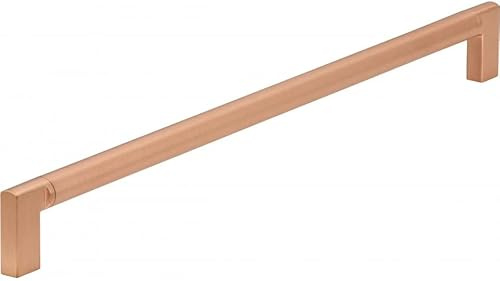 SIRO Möbelgriff Ebersberg, Modern, Aluminium - Druckguss kupfer gebürstet matt kupfer gebürstet matt, 334 mm x 32 mm x 12 mm, LA 320 mm, 2565-334ZN74ZN74