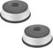 Microwave Cover for Food Collapsible Microwave Splatter Cover Food Colander Dishwasher Safe 2 Pack (Grey)