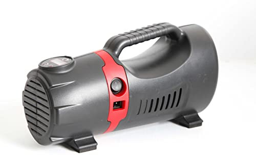 Precision Unisex & Precision Electric Air Compressor 12V DC 230V AC, Black, One Size UK