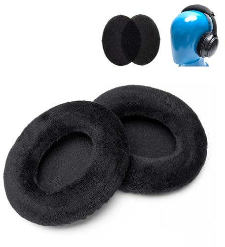 Voarmaks Ear Pads Foam Cushion Covers Compatible with Taotronics TT-BH22 TT BH22 Headphone Thick EarPad Headset Earmuff Replacement (Velvet)