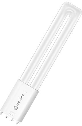 LEDVANCE Dulux-L LED 8W - 840 Kaltweiß | Ersatz Für 18W, White-black-grey