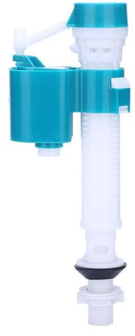Toilet Cistern Bottom Entry Inlet Flush Valve Bottom Siphon Fill Float Universal Adjustable Fill Valve for Home Hotel