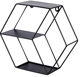 PRETYZOOM Bild rahmen stehen Wand pflanzer rack Schlafzimmer veranstalter stehen Metallregal geschenk Lagerregale zweilagiges Regal Wandregal Schmiedeeisen Wandschmuck