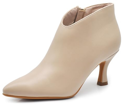 IF Fashion Botines Botas de Punta Zapatos de Mujer con Tacón MP413, 41 EU