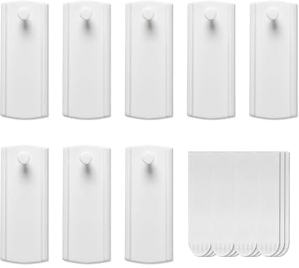 JOYOLA Universeller Rahmenaufhänger, Großer Klebenagel für Bilderrahmen, Bilderhaken Selbstklebend, 8-Nägel Und 12-Klebestreifen, Bilder Aufhängen Ohne Bohren für Poster,Rahmen und Spiegel