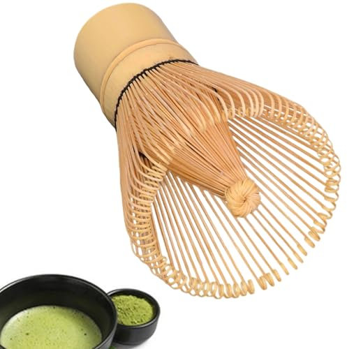 Matcha Whisk Bamboo - Traditional Japanese Chasen for Authentic Matcha Tea, Handmade Natural Bamboo Tools, Ideal for Frothy Tea, Ceremony, Gifts, and Daily Tea Rituals