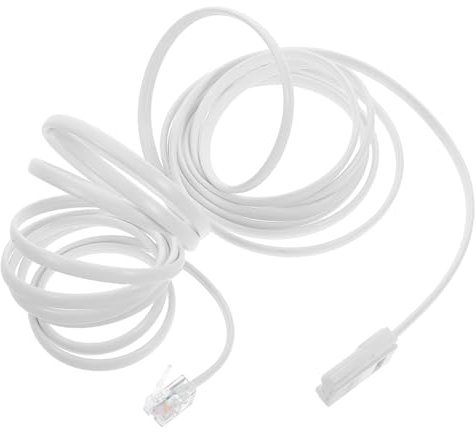 Artibetter 3m Prolunga Telefonica Metri Per Casa e Ufficio Cavo Telefono Uk Compatibile Con Modem e Fax Facile Da Installare e Adatto Diverse Configurazioni Di Spazio